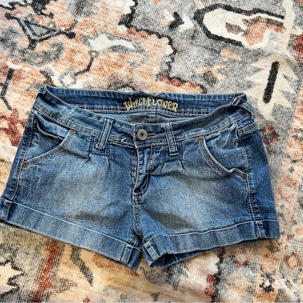 Wallflowers Junior's Blue Denim Shorts